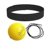 Balón de boxeo: transpirable ajustable montado en la cabeza, equipo de reacción refleja de 25 cm, hardware universal de entrenamiento para juegos de boxeo en el hogar, cuerpo sintético de espuma de PU