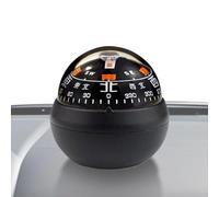 Balón de brújula para coche, con doble , bola de brújula para salpicadero, bola de diseño luminoso, para SUV, camión, RV