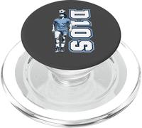 Balón de Cabeza Diego Maradona D10S Dios Vintage Soccer Legend PopSockets PopGrip para MagSafe