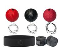 Balón De Entrenamiento En Caja Con Banda -Bola De Boxeo De Entrenamiento Cabeza, Tanque De Coordinación De Mirada -ahand, Juego De Banda De Reflejo De Boxeo | Equipo De Boxeo Pe