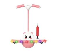 Balón de equilibrio - Pogo Jumper con mango | Trampolín antideslizante para niños y adultos en interiores y exteriores que mantiene a los niños jóvenes con su función luminosa por igual F