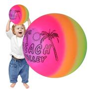 Balón de fútbol, balón deportivo arcobaaleno - Balón de playa hinchable - Te presentamos nuestro adorable balón de rebote ¡Es fácil de jugar, garantiza resisten