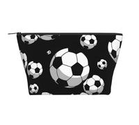 Balón de fútbol, Bolsa de artículos de tocador Bolsa de Maquillaje Bolsa de cosméticos Bolsa de artículos de tocador de Viaje portátil