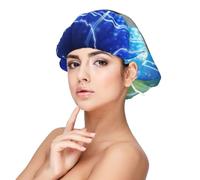 Balón de fútbol con purpurina en el campo de fútbol,Gorro de dormir de satén para adultos - Gorro de dormir elástico para mujer, cubrecabello nocturno