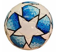 Balón de fútbol de cuero para niños, niños y niñas, unisex, elegante, suave al tacto, ideal para partidos y entrenamiento, ideal para jugadores jóvenes, perfecto para jugar al aire libre, tamaño 5
