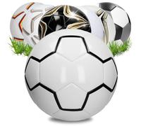 Balón de fútbol 'Derby' - Pelota para niños y adultos como regalo - Tamaño 5 perfecto para goles - Pelota deportiva para el entrenamiento en interiores y exteriores - Pelota de fútbol perfecta, color