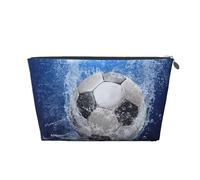 Balón de fútbol Impreso al Agua., Bolsa de artículos de tocador Bolsa de Maquillaje Bolsa de cosméticos Bolsa de artículos de tocador de Viaje portátil