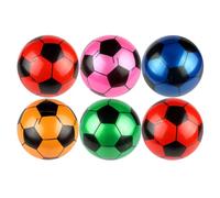 Balón de fútbol inflable | 6 piezas juguete acuático | bola de playa inflable 21,8 cm, para niños y niñas, piscina, acuática, juego de jardín, verano, interior, exterior, de cumpleaños