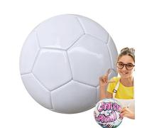 Balón de fútbol liso con diseño de bola de fútbol autógrafo para firmas, promociones, firmas, proyectos, arte y mucho más