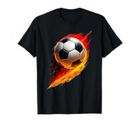 Balón de fútbol Multicolor, Efecto Tie Dye Negro Rojo Amarillo Fútbol Camiseta