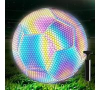 Balón de Fútbol Tamaño 5, Pelota Futbol, Entrenamiento de Pelota de Fútbols, Balón de Fútbols para Entrenamiento ai Aire Libre en Interiores con Bomba, Regalo para Niños y Niñas