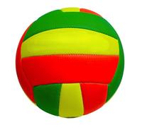 Balón de voleibol de cuero sintético sintético PU tamaño y peso oficial, voleibol, playa, jardín, playa, playa, piscina, resistente al agua, pelota para exteriores e interiores, se vende desinflado