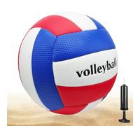 Balón de voleibol oficial tamaño 5 para juegos al aire libre, pelota de voleibol de playa suave de PVC con bomba, entrenamiento para principiantes, voleibol para interiores y exteriores, regalo de