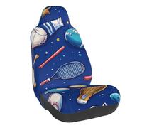 Balón Deportivo Baloncesto Béisbol Funda Asiento Coches Juego De 2 Transpirable Funda Coches Asiento Universales Fundas De Asientos para Camiones Conductor Pasajero