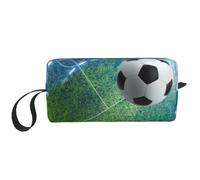 Balón Deportivo de fútbol Impreso., Bolsa de Maquillaje Bolsa de cosméticos Bolsa de artículos de tocador de Viaje portátil Bolsa de Maquillaje