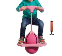 Balón equilibrado saltando | de salto y portátil con mango y bomba de inflar, globo de equilibrio para adultos y deportes, interior/exterior, , cumpleaños,