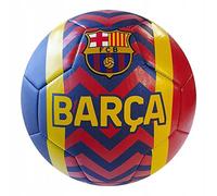 Balón Fútbol Barcelona Oficial Balón Fútbol Blaugrana. Amarillo, Rojo Azul, Talla para Adultos y Niños (Talla 5 - Grande)