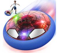 Balón Fútbol Flotante Juguetes Niños, Recargable Pelota Futbol con Luces LED Spider Air Power Soccer, Juguetes Niños 3 4 5 6 7 8 9 10 11 12 Años Juegos Futbol Exterior Interior Regalos Cumpleaños