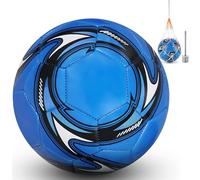 Balon Futbol Talla 5, 21 cm Pelota Futbol, Balón de Fútbol para Entrenamiento y competición. Incluye Aguja de inflado y Bolsa de Malla para guardarlo