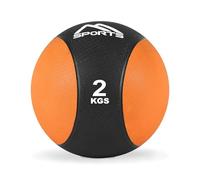 Balón medicinal 1 - 10 kg - calidad de gimnasio profesional con póster de ejercicios - balones de ejercicio - Medicinal