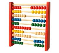 Balón para niños de madera con 100 bolas, tamaño maxi, 27 cm, ábaco de madera para niños, gran balutillero matemático, calculadora, juego ábaco Montessori, matemáticas educativas, juegos educativos