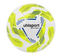 uhlsport 350 Lite Addglue balón de fútbol, jóvenes, Blanco/Amarillo Fluo/Azul Real, 5