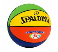 Pelota de baloncesto spalding rookie gear multi color sz4 rubber 4