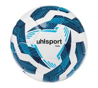 uhlsport Team balón de fútbol, Jóvenes y Adultos, Blanco/Azul Marino/Azul Hielo, 3