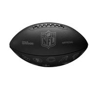 Wilson Balón de Fútbol NFL 32 Team, con Vejiga de Bloqueo de Presión y Cordones Clásicos, Aspecto Elegante Hecho de Materiales Resistentes, Color: Negro, Tamaño Oficial
