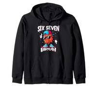 Baloncesto 67 Meme Six Seven Baloncesto Chicos Chicas Adolescentes Sudadera con Capucha