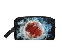 Baloncesto Abstracto, Bolsa de Maquillaje Bolsa de cosméticos Bolsa de artículos de tocador de Viaje portátil Organizador de Bolsa de Maquillaje