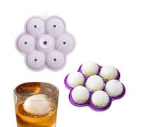 Baloncesto Baloncesto Forma de Silicona 7 de Hielo de Baloncesto | Formas de cubitos de hielo fácilmente extraíbles para fiestas de jardín, restaurantes