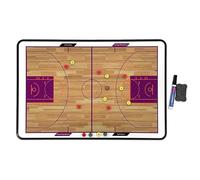 Baloncesto Coachesboard Professional, Pizarra Táctica Magnética de Baloncesto, Material Duradero, Impermeable y Resistente, Altura Ajustable, Ideal para Escuelas y Clubes(Large)