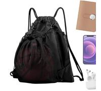 Baloncesto con cordón, mochila de entrenamiento, plegable para gimnasio | Bolsa de gran capacidad Sportivo para yoga, excursiones, camping y otras actividades en el mono