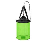 Baloncesto de pesca flotante - Plegable Mesh Bait Pen, Floating Landing Net | Robust Live Good Keeper Caddy, Trout Crappie Pike Crayfish Worms Fresh Water Saltwater Boat Surf Inshore Marine Pond River
