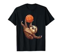 Baloncesto Dibujo Lindo Perezoso Aro De Bal Camiseta