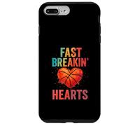 Baloncesto Dribbling Heart Fan Hoop Hábitos de baloncesto Bball Carcasa para iPhone 7 Plus/8 Plus