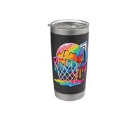 Baloncesto Drip Player Helado Baloncesto Deporte Sprinkles Vaso térmico de acero inoxidable de doble pared