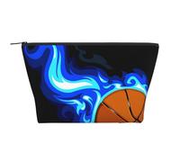 Baloncesto en Llamas, Bolsa de artículos de tocador Bolsa de Maquillaje Bolsa de cosméticos Bolsa de artículos de tocador de Viaje portátil
