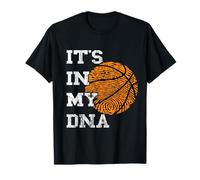 Baloncesto está en mi ADN huella digital jugando baloncesto Camiseta