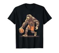 Baloncesto Gorila Dibujo Arte Animal Bball Jugador Bigfoot Camiseta