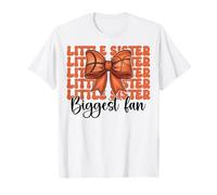 Baloncesto Hermana Baloncesto Chica Pequeña Hermana Mayor Fan Camiseta