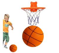 Baloncesto-Indoor - Geräuscharmer Basketball-Trainingsball der Truck 7 | Unbeschichteter Schaumstoffball, Hochdichter Trainingsbasketball für Indoor-Sportarten, Perfekt für Kinder und Erwachsene