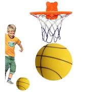 Baloncesto-Indoor - Geräuscharmer Basketball-Trainingsball der Truck 7 | Unbeschichteter Schaumstoffball, Hochdichter Trainingsbasketball für Indoor-Sportarten, Perfekt für Kinder und Erwachsene