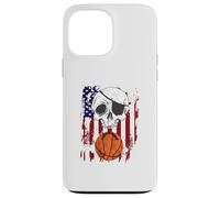 Baloncesto Jugador Baloncesto Baloncesto Bandera de EE.UU Carcasa para iPhone 13 Pro MAX