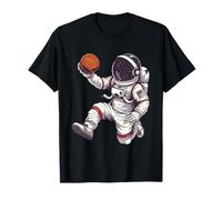 Baloncesto Lindo Astronauta Jugador De Basquetbol Camiseta