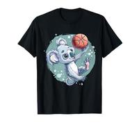 Baloncesto lindo koala aro de baloncesto dibujo de ilustraciones Camiseta