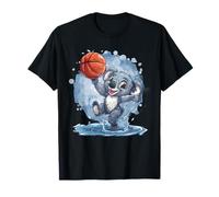 Baloncesto Lindo Koala Dibujo Aro De Baloncesto Camiseta