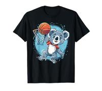 Baloncesto Lindo Koala Slam Dunk Arte Animal Amante del baloncesto Camiseta