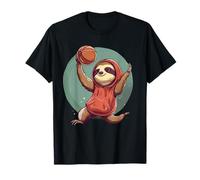 Baloncesto Lindo Perezoso Aro De Baloncesto Dibu Camiseta